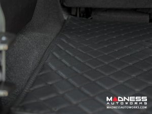 Jeep Wrangler JL Cargo Mat - Black w/ Black Stitching 